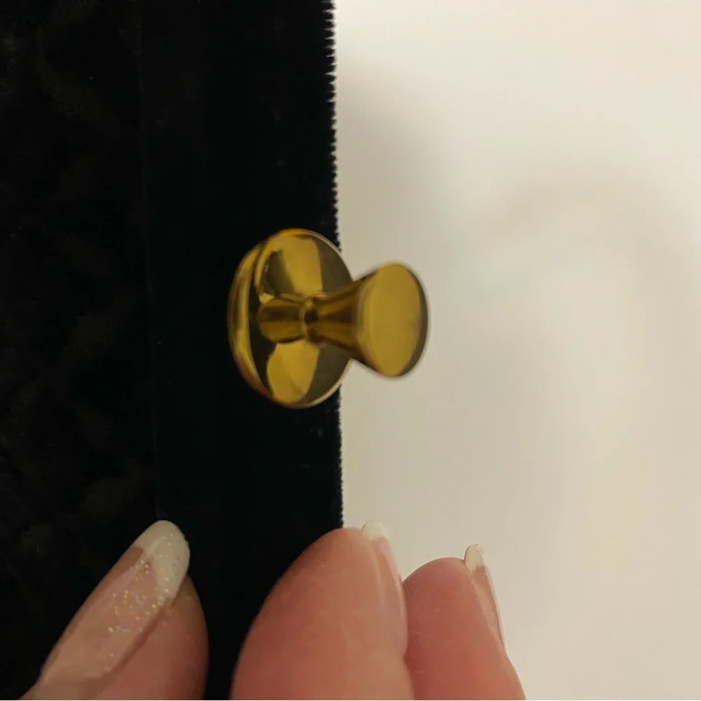 Antique Vintage Purse in black velvet - Picture 8 of 10